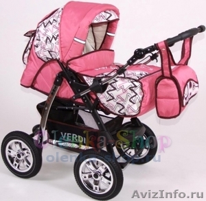 Продаю коляску Verdi Trafic (Польша), для девочки - Изображение #1, Объявление #641491