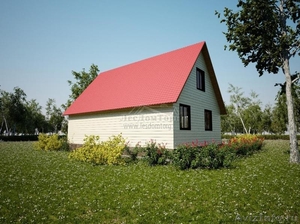 Каркасно-щитовой дом 9.0×8.0 м с общей площадью 105.08 м2 - Изображение #1, Объявление #1324723