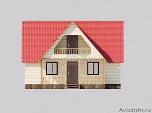 Каркасно-щитовой дом 9.0×8.0 м с общей площадью 105.08 м2 - Изображение #2, Объявление #1324723