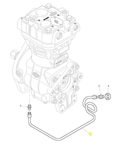 Трубка воздушного компрессора Perkins 3524A003 - Изображение #1, Объявление #1733344